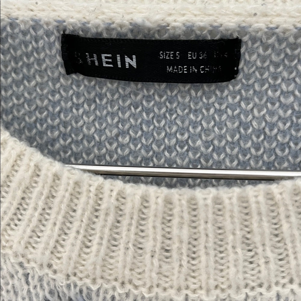 Shein Cream Knit Sweater Dress View 3